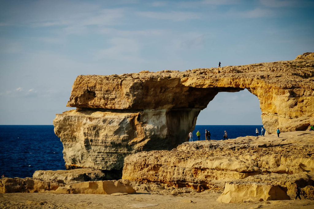 Azúr ablak, Gozo, Málta