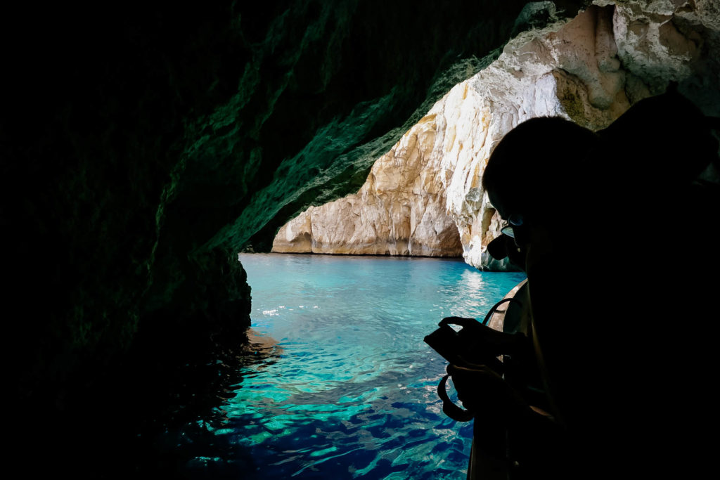 Blue grotto kék barlang Málta