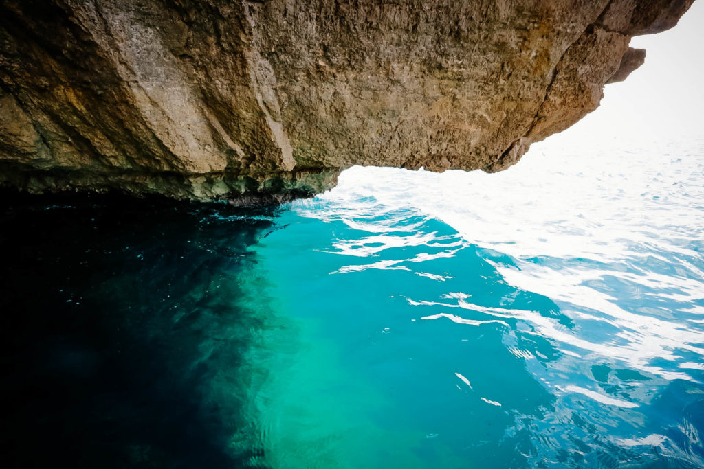 Blue grotto kék barlang Málta