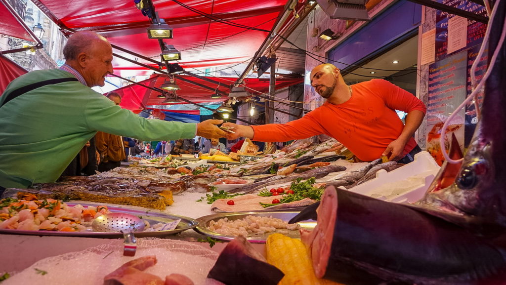 Palermo Ballaro piac