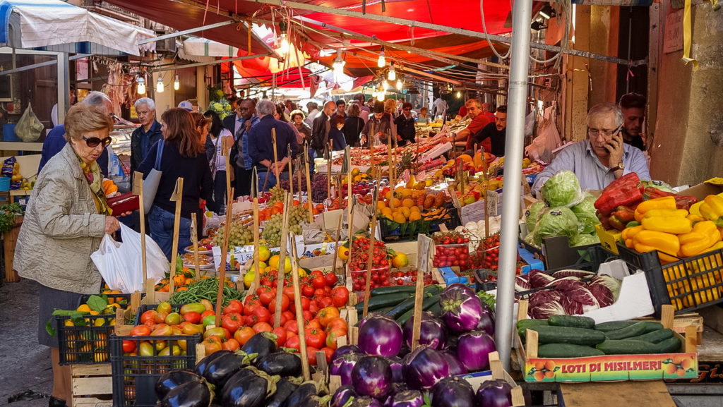 Palermo Ballaro piac