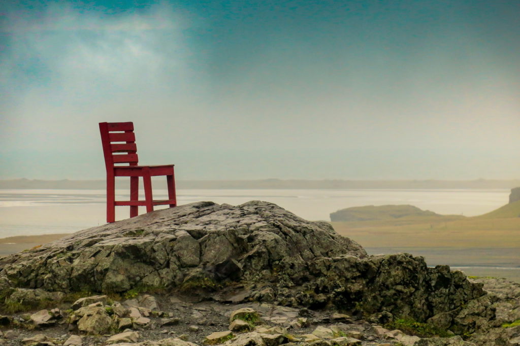 Izland piros szék