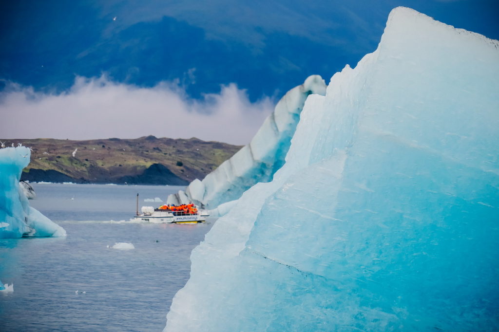 Izland Jökulsárlón gleccser