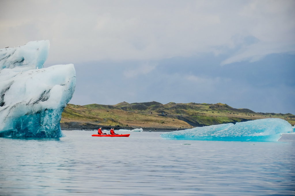 Izland Jökulsárlón gleccser