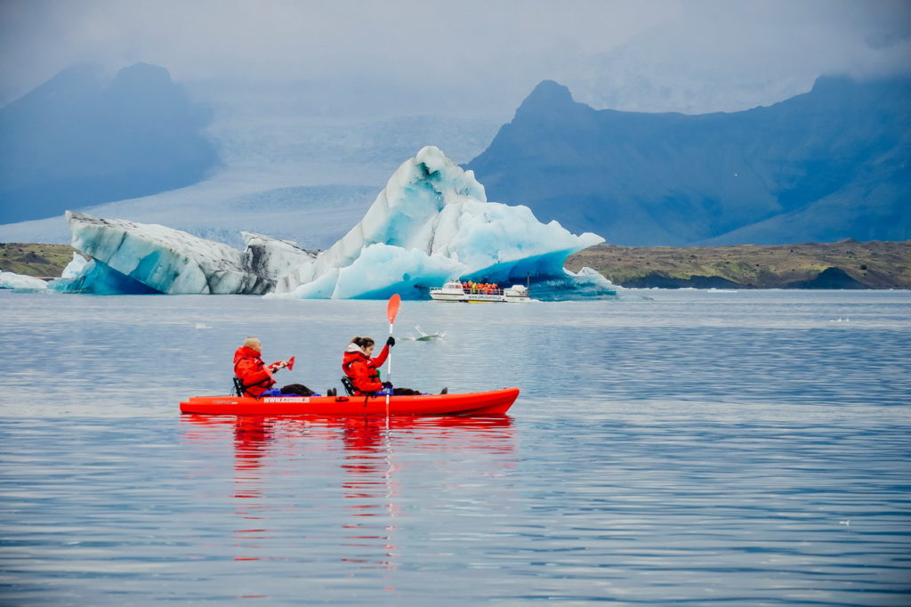 Izland Jökulsárlón gleccser