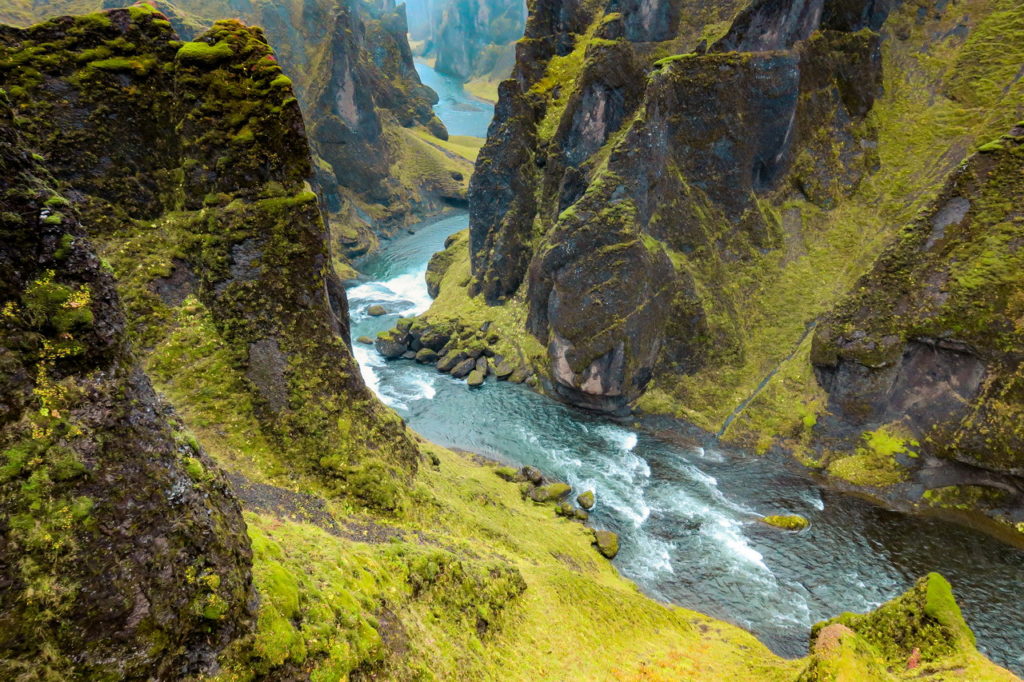 Fjađrárgljúfur kanyon Izland