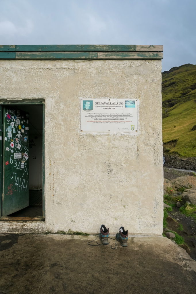 Seljavallalaug medence Izland
