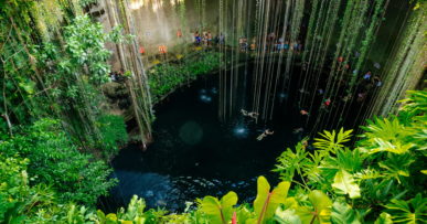 cenote mexikó