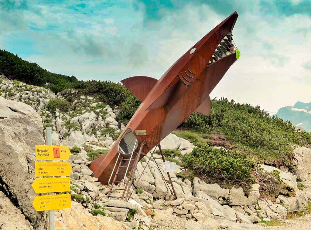 Dachstein Hallstatt cápa kilátó