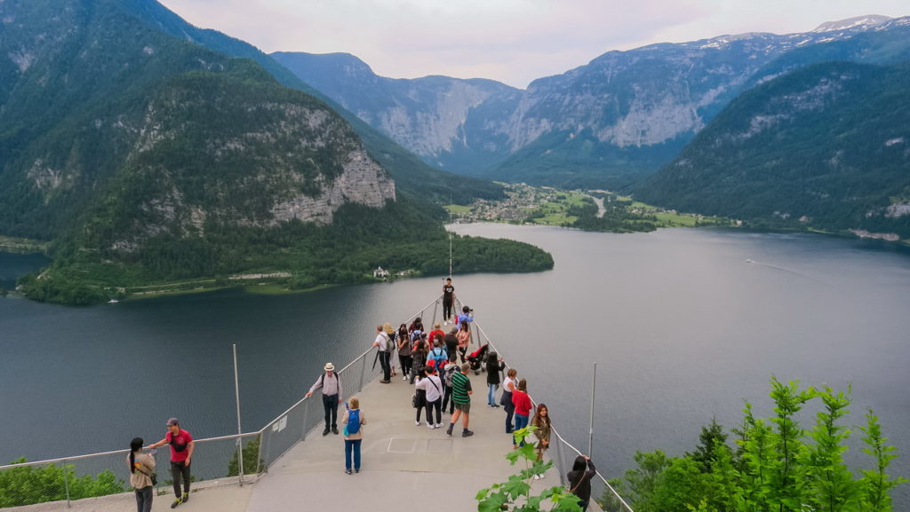 hallstatt skywalk kilátó