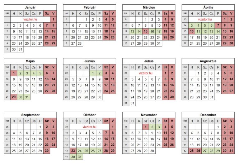 Munkaszüneti napok 2023