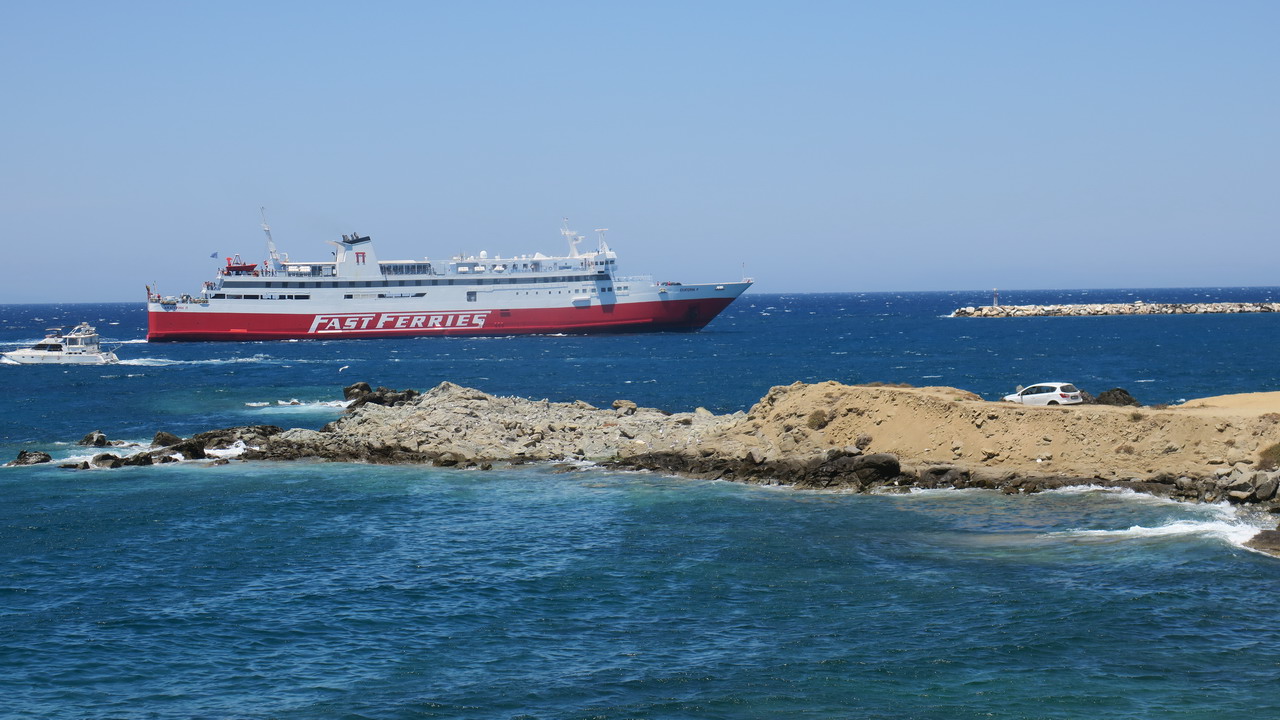 Görög szigetek komp (naxos)